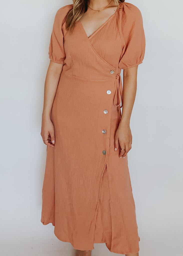 gauze wrap dress – Button and Brim